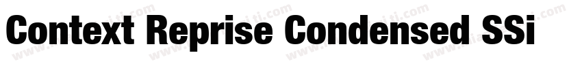 Context Reprise Condensed SSi Bold字体转换